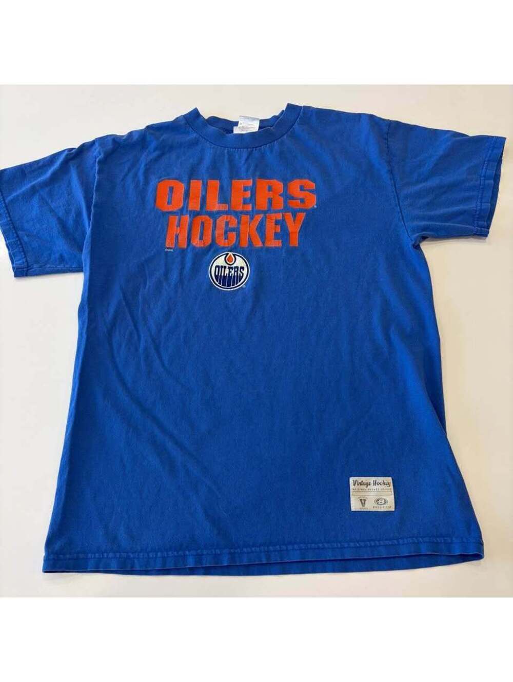 Vintage Bulletin Edmonton Oilers T-Shirt Size M